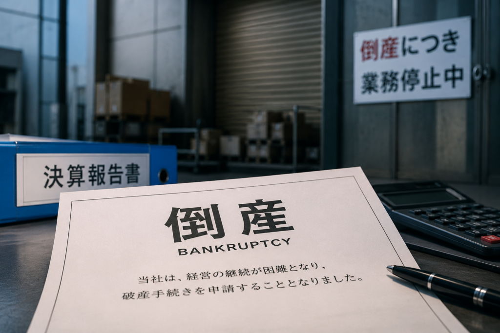 荷主倒産による貨物引取不能